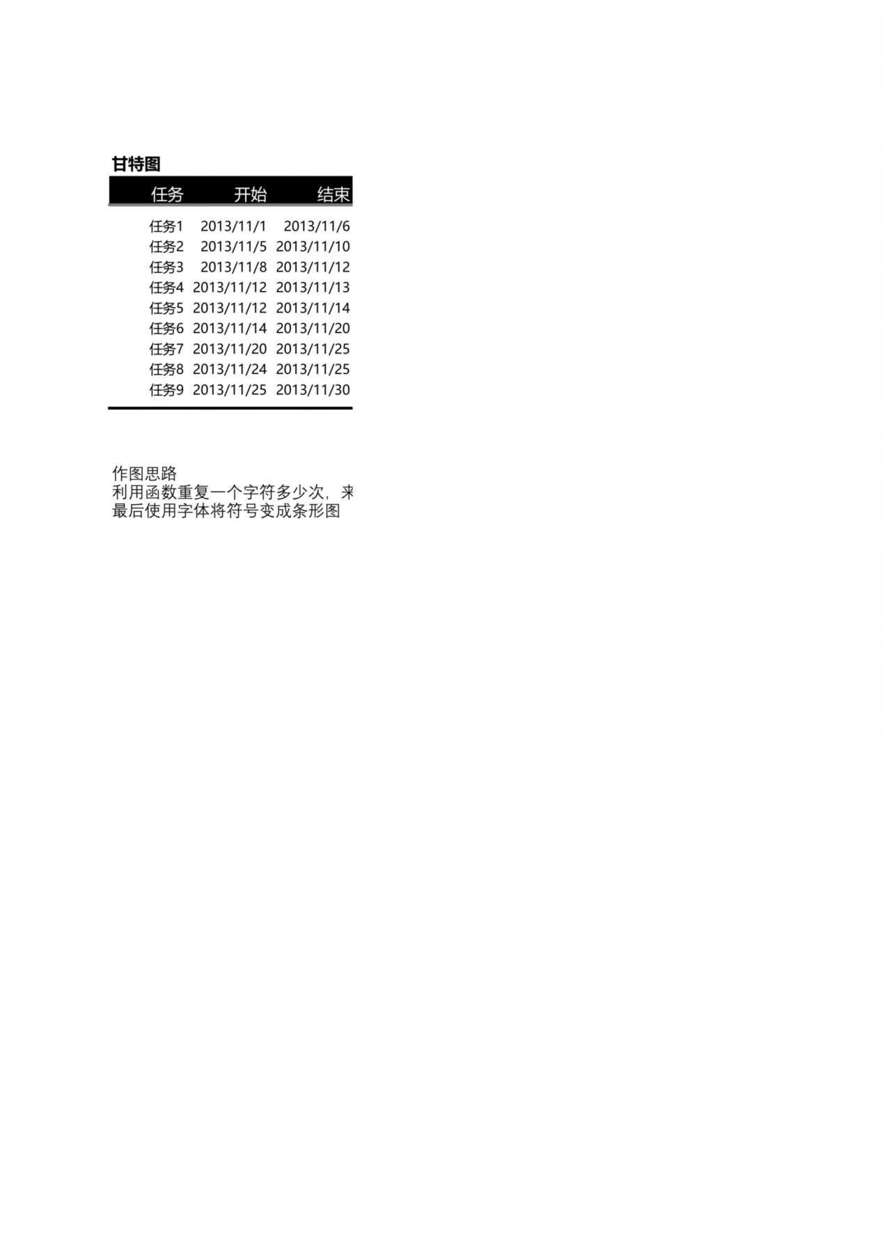 甘特图 预览图