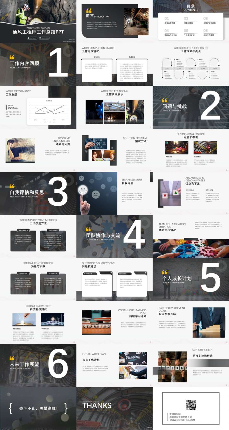 通风工程师工作总结ppt模板 预览图